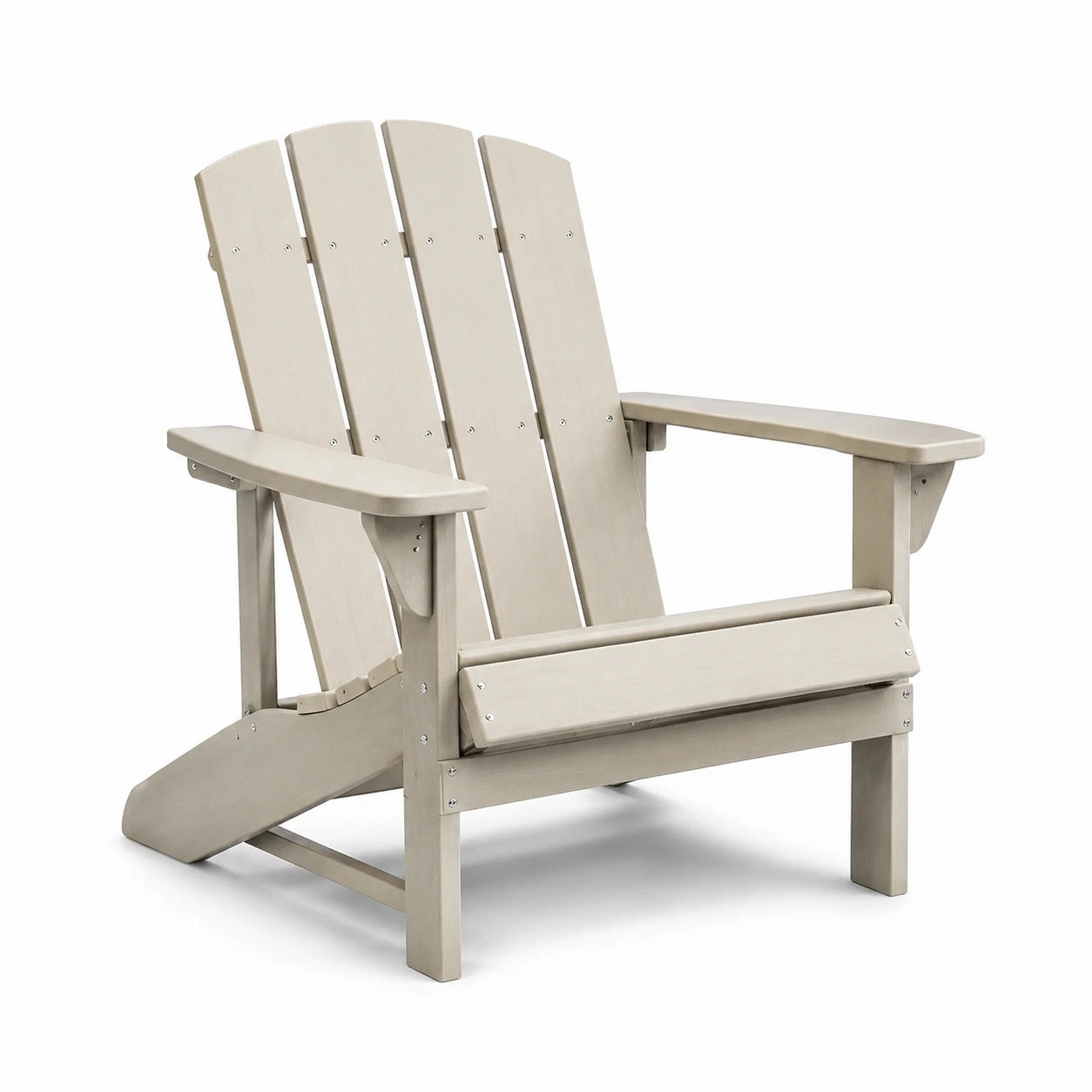 Sedia Adirondack in Legno Beige 90x80x90 cm